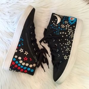 Steve Madden Embroidered High-Tops